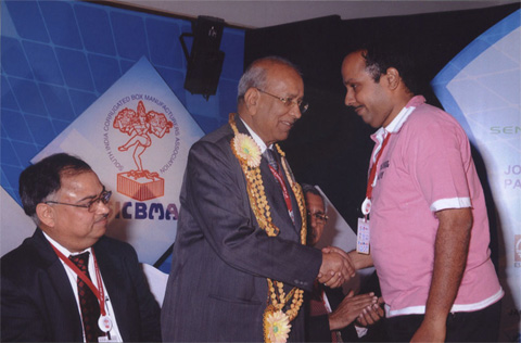 FCBM  VPI Sri R.G. Agarwala being felicitated at the inauguration